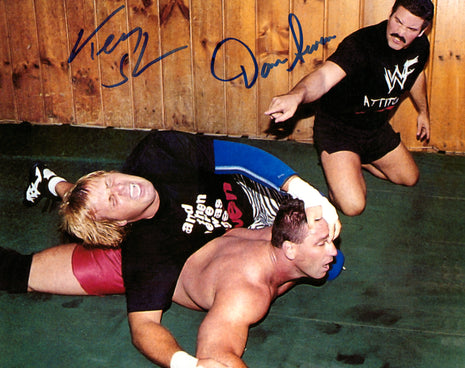 Ken Shamrock & Dan Severn dual signed 8x10 Photo