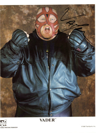 Vader signed 8x10 Photo