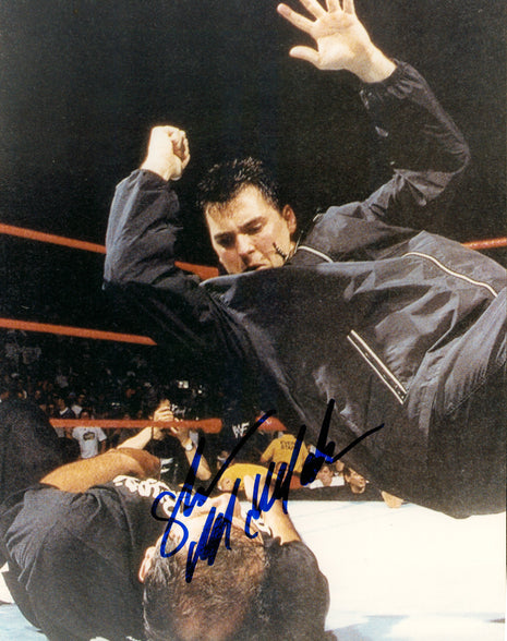 Shane McMahon signed 8x10 Photo with Shane Cash