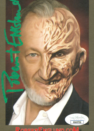 Robert Englund signed 5x7 Photo (w/ JSA)