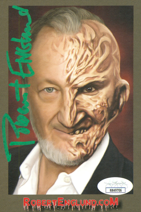 Robert Englund signed 5x7 Photo (w/ JSA)