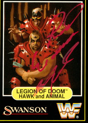 Roadwarrior Animal signed Card