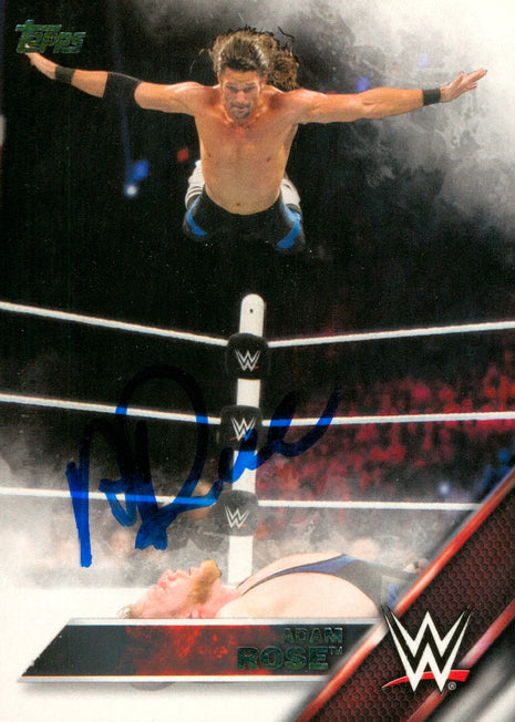 Adam Rose signed 2016 Topps WWE Trading Card
