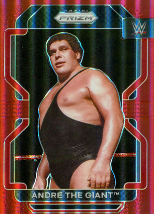 Andre The Giant 2022 Panini Prizm Red Refractor 087/299 Trading Card