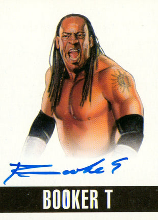 Tarjeta Leaf firmada por Booker T en 2014