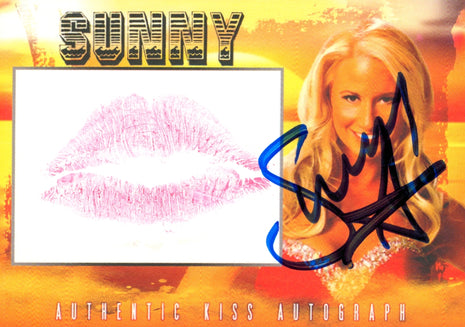 Sunny signed Kiss Card
