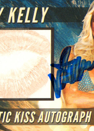 Kelly Kelly signed Kiss Card