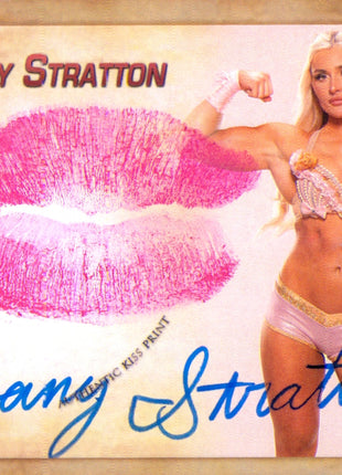 Tiffany Stratton signed Kiss Card