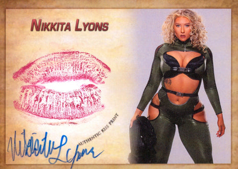 Nikkita Lyons signed Kiss Card