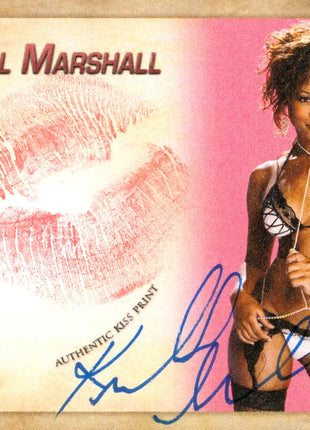 Kristal Marshall signed Kiss Card