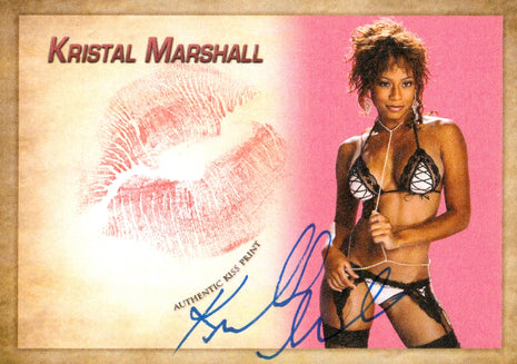 Kristal Marshall signed Kiss Card