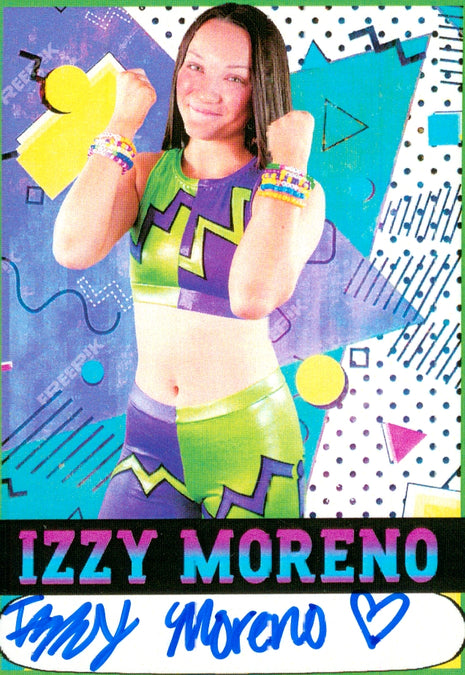 Izzy Moreno signed Rookie Card