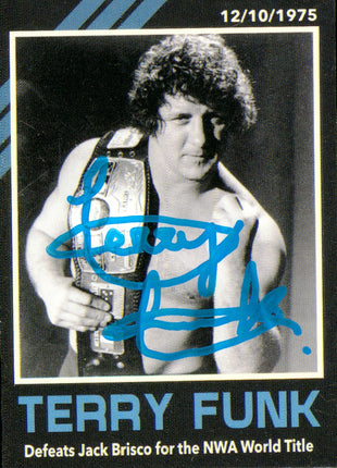 Terry Funk signed Card