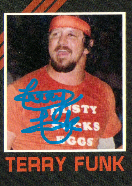 Terry Funk signed Card