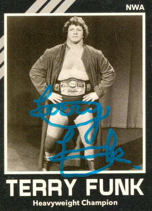 Terry Funk signed Card