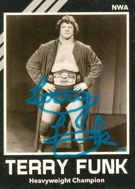 Terry Funk signed Card