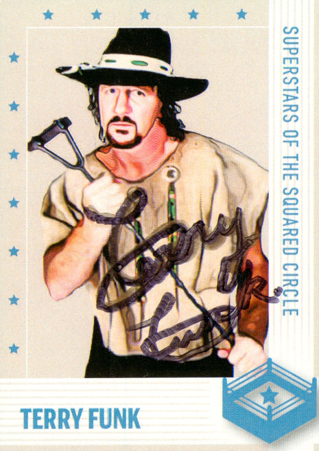 Terry Funk signed Card