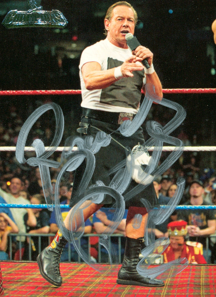 Rowdy Roddy Piper signed 2011 Topps Superstars WWE Trading Card ...