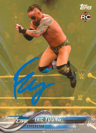 Eric Young signed 2018 Topps WWE Trading Card