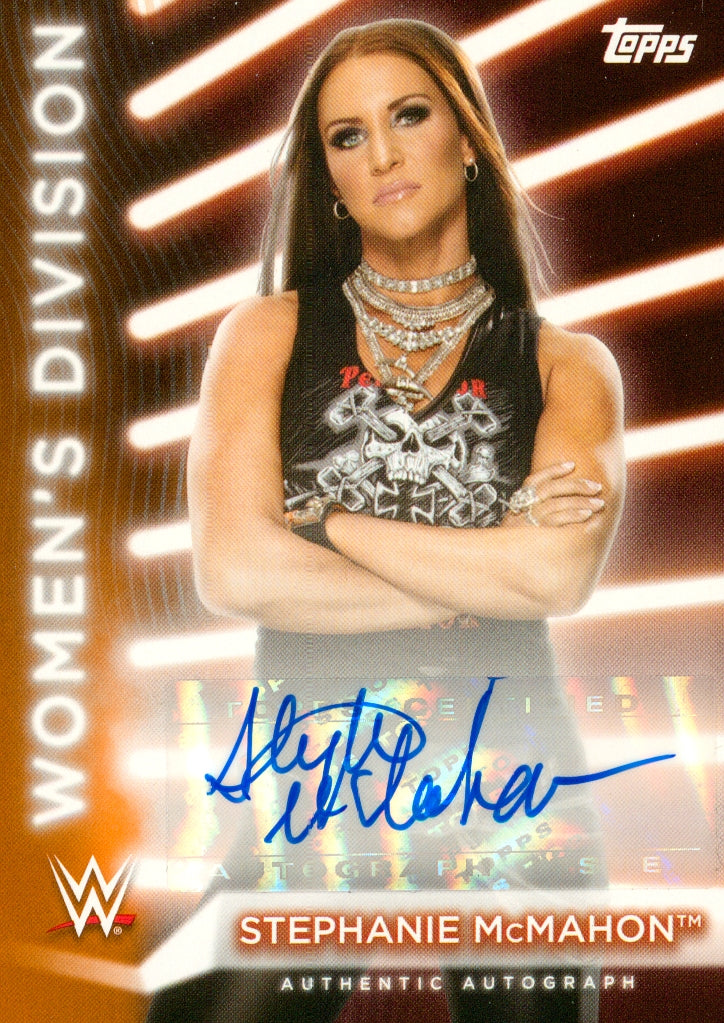 Stephanie McMahon 2021 Topps WWE Women's buy Division #A-ST Autograph 07/99