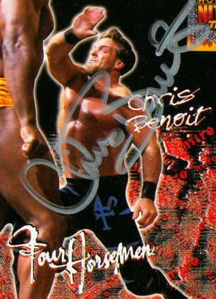 Chris Benoit signed 1999 WCW/NWO Nitro Trading Card