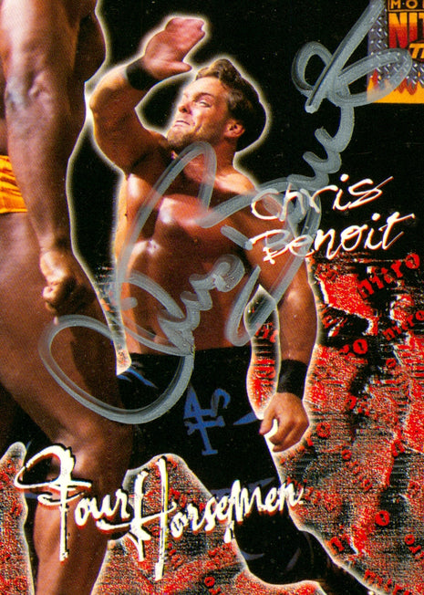 Chris Benoit signed 1999 WCW/NWO Nitro Trading Card