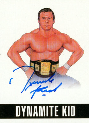 Dynamite Kid signed 2014 Leaf Originals Wrestling Trading Card