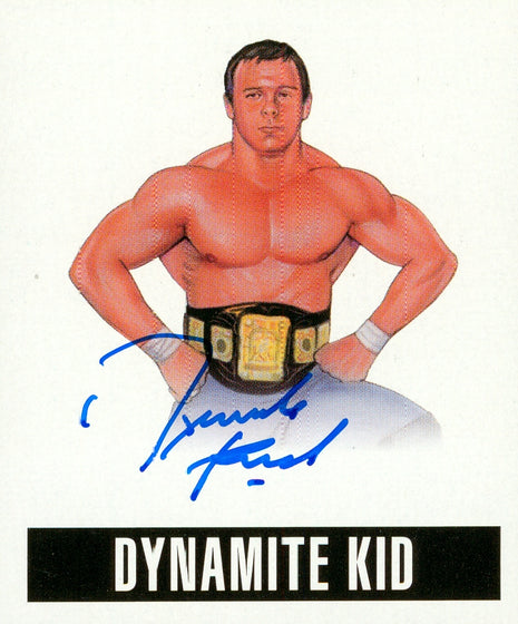 Dynamite Kid signed 2014 Leaf Originals Wrestling Trading Card