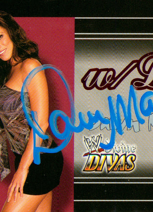 Dawn Marie signed 2003 Fleer Divas WWE Trading Card