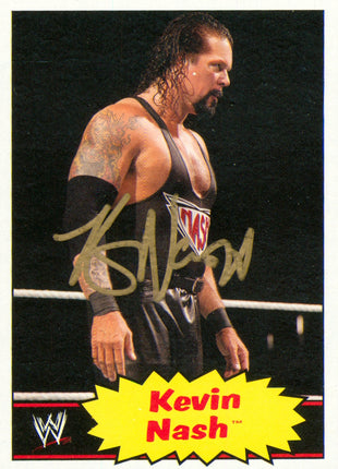 Kevin Nash signed 2012 Topps WWE Trading Card