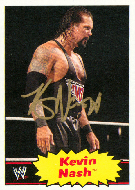 Kevin Nash signed 2012 Topps WWE Trading Card