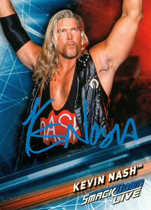 Kevin Nash signed 2019 Topps WWE Trading Card