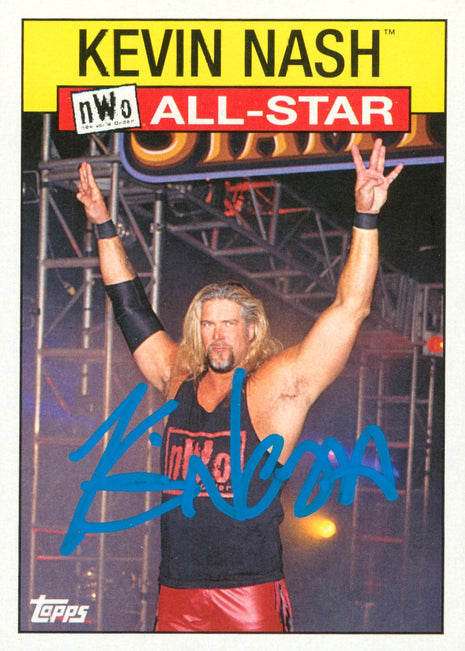 Kevin Nash signed 2015 Topps WWE Trading Card