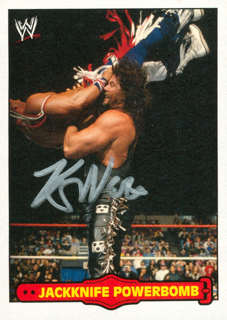 Kevin Nash signed 2016 Topps Heritage WWE Trading Card