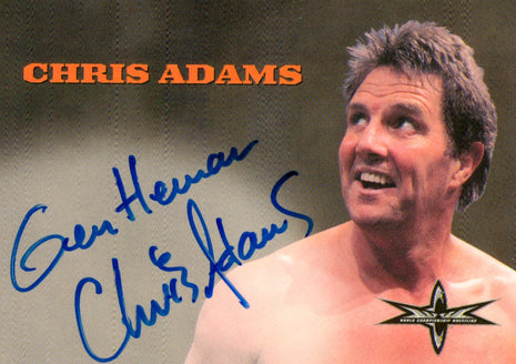 Chris Adams signed WCW/NWO Trading Card