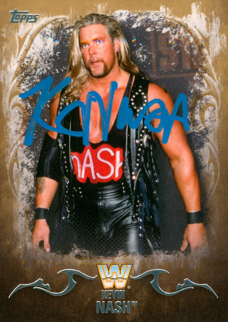 Kevin Nash signed 2016 Topps Undisputed WWE Trading Card