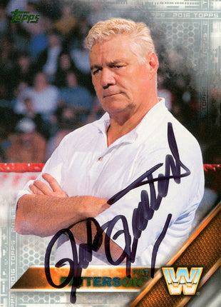 Pat Patterson signed 2016 Topps WWE Trading Card