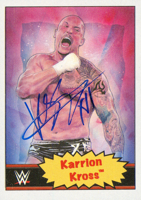 Karrion Kross signed 2021 Topps Living Legend WWE Trading Card