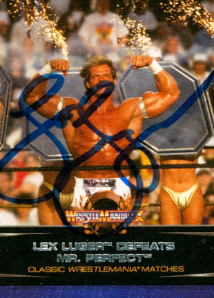 Lex Luger signed 2015 Topps WWE Trading Card