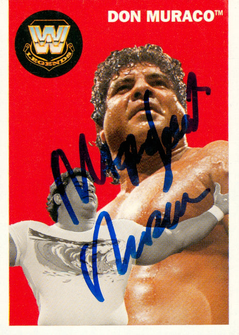 Don Muraco signed 2009 Topps Heritage WWE Trading Card