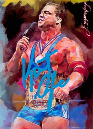 Kurt Angle signed Limited Edition Art Trading Card #41/50