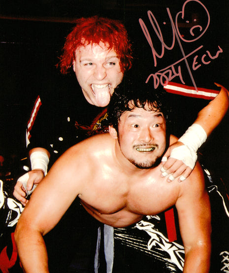 Mikey Whipwreck signed 8x10 Photo