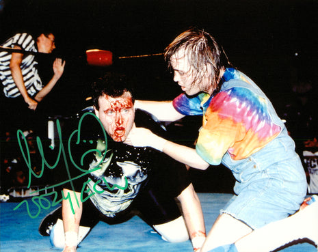 Mikey Whipwreck signed 8x10 Photo