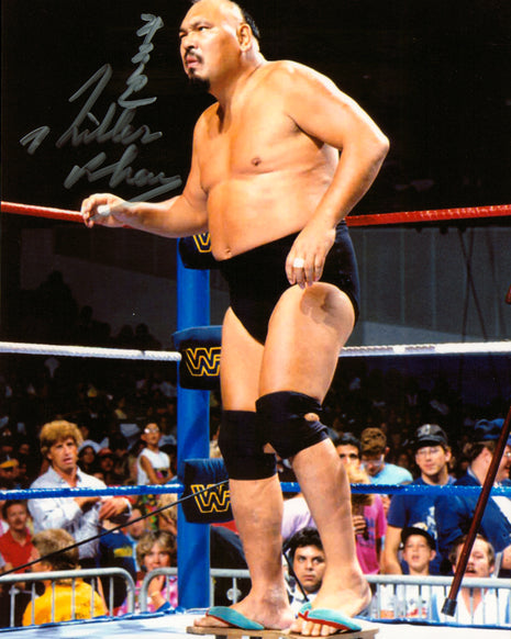 Killer Khan signed 8x10 Photo