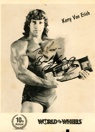 Kerry von Erich signed 8x10 Photo (Original promo)