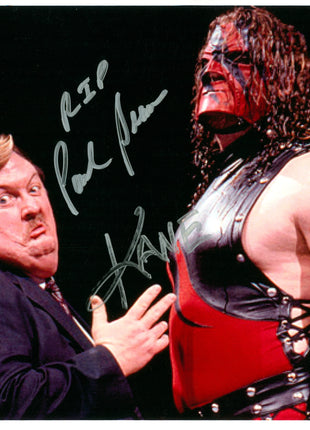 Kane & Paul Bearer dual signed 8x10 Photo