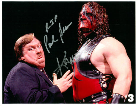 Kane & Paul Bearer dual signed 8x10 Photo