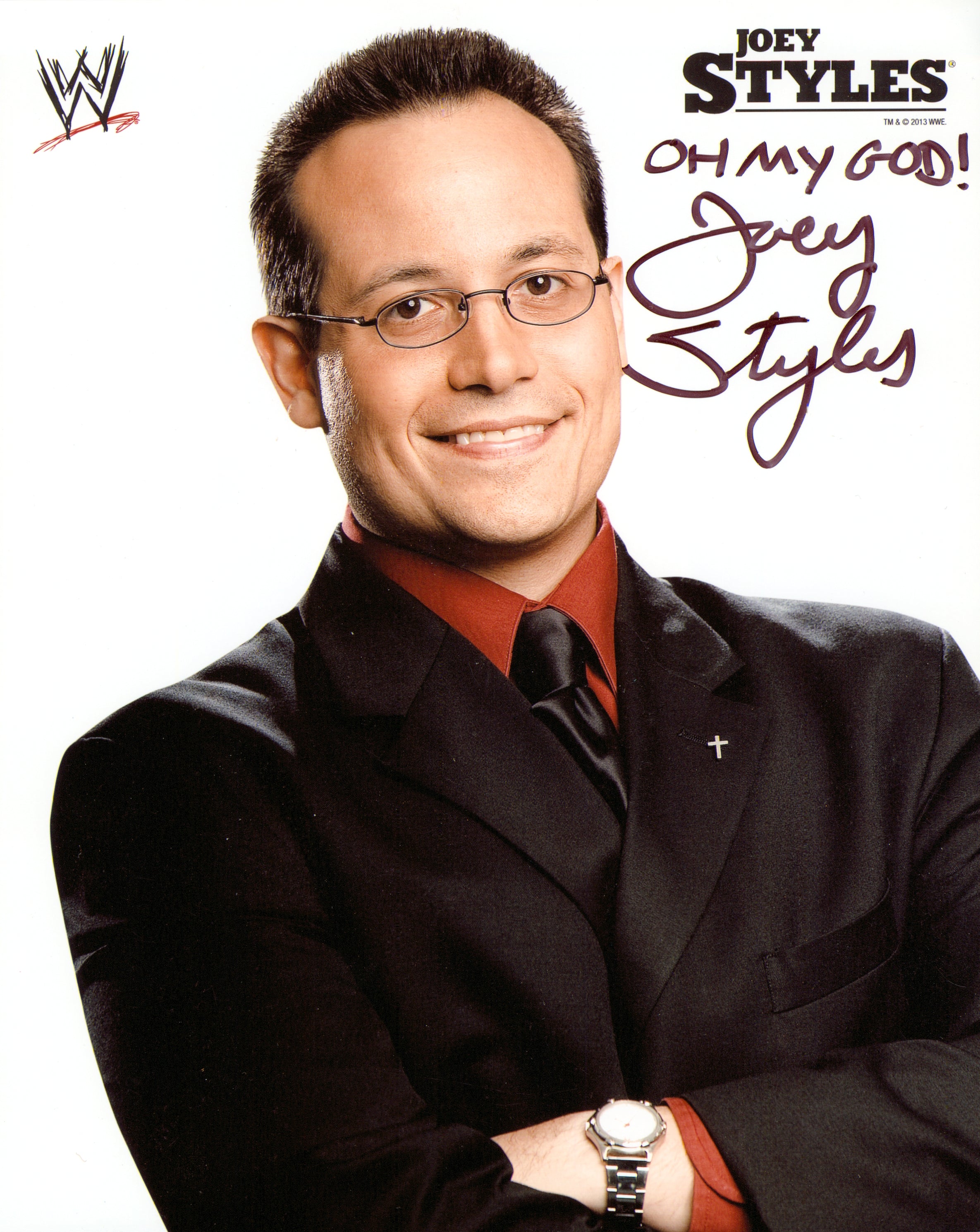 Joey Styles signed 8x10 Photo – Signed By Superstars