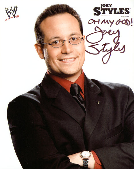 Joey Styles signed 8x10 Photo