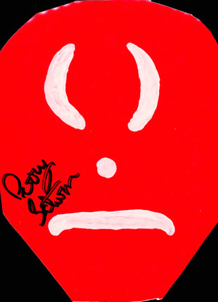 Perry Saturn signed Moppy Head Cardboard Cutout